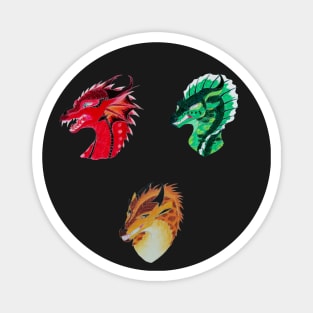 Angry Trio Sticker Pack Magnet